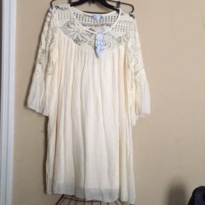 Ivory J GEE flowing dress.